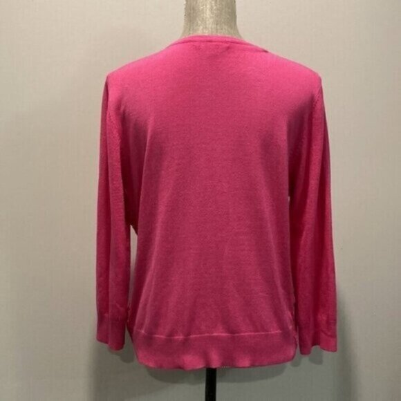 Cable & Gauge Pink Cardigan sweater Size xlarge​​​ - Picture 6 of 12